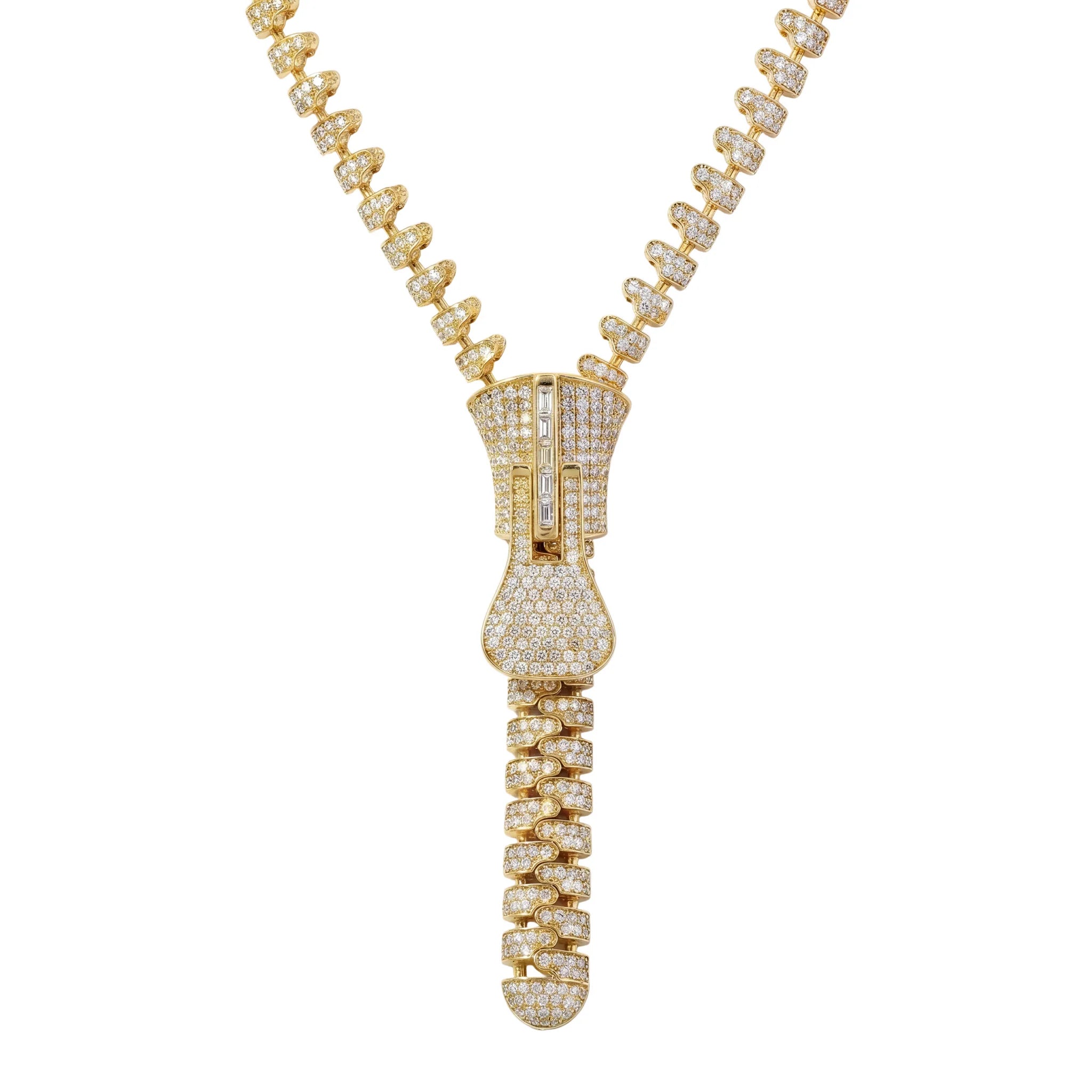 zipper necklace