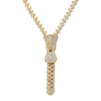 zipper necklace