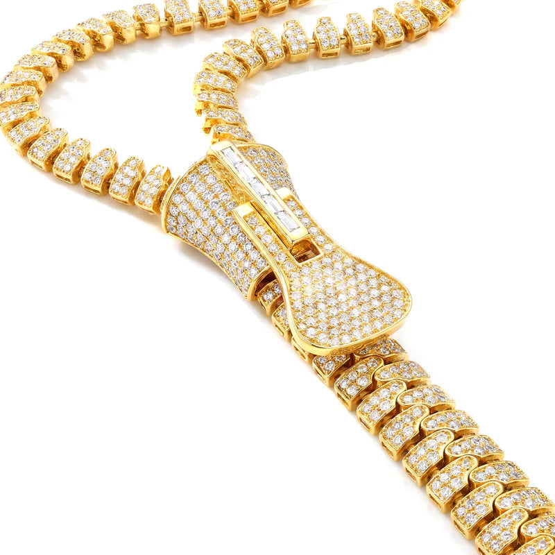 zipper necklace