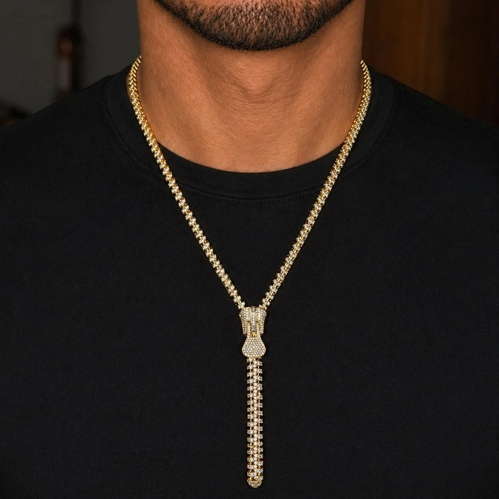 zipper necklace