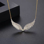 Guardian Angel Crystal wing Pendent