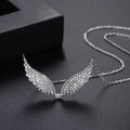 Guardian Angel Crystal wing Pendent