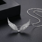 Guardian Angel Crystal wing Pendent