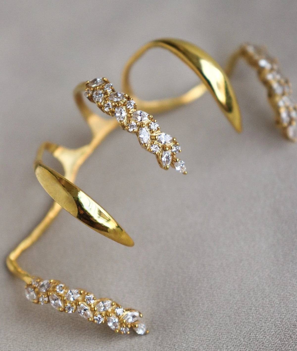 Elysian Crystal Statement Ring