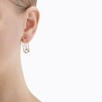 Diamond Shine Rectangle Earring Pair