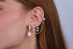 Ear Cuffs Multi Hoops Set