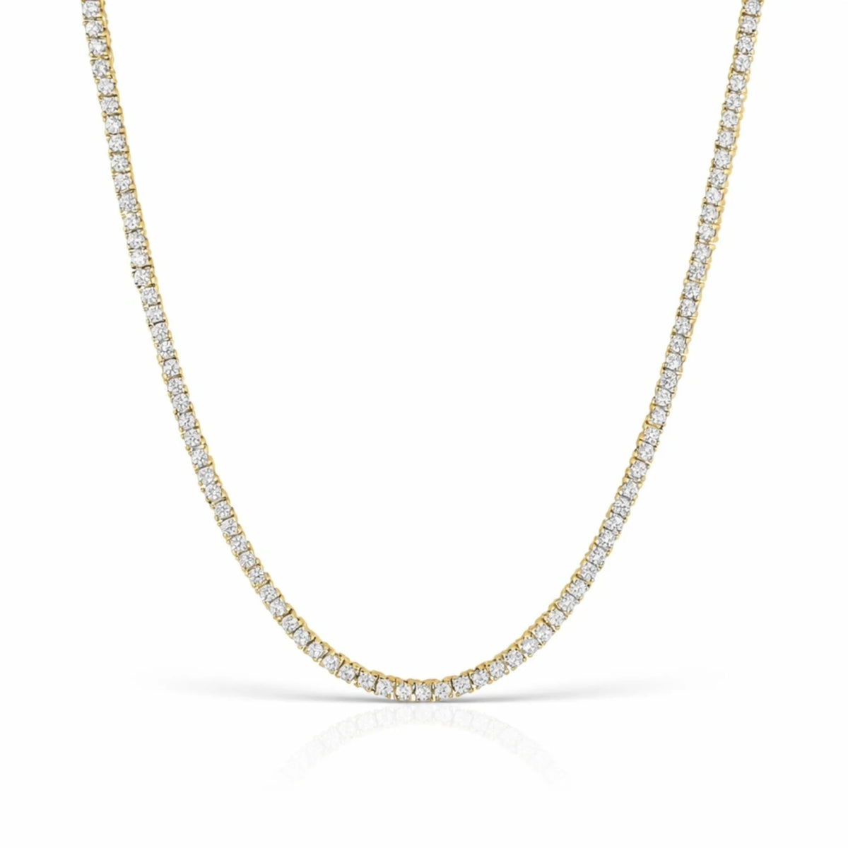BLING TENNIS NECKLACE - GOLD